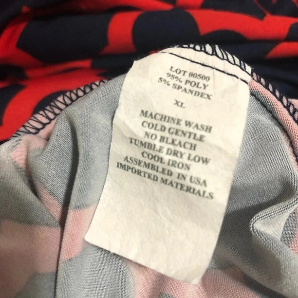 Flirty Pink | Red & Navy Print Tunic - Picture 5 of 5